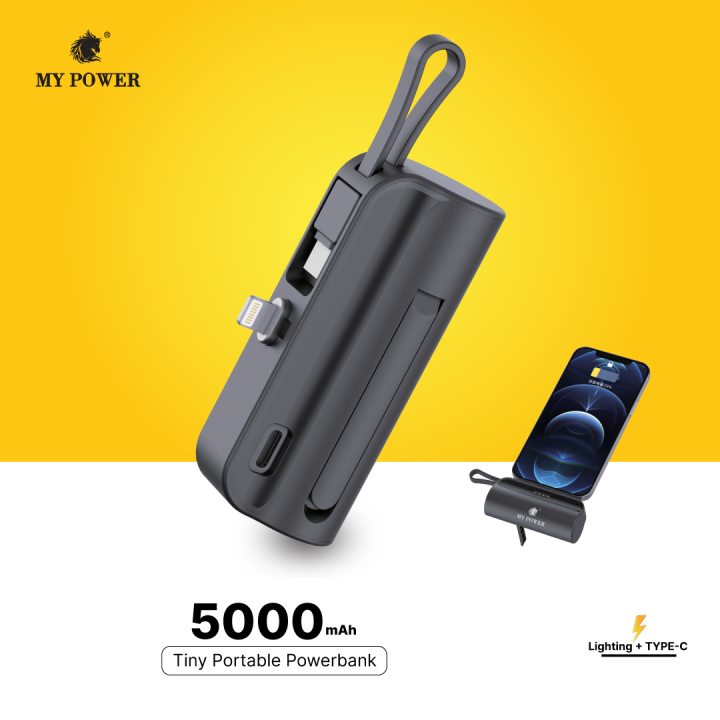 My Power 5000mah Tiny Portable Powerbank,  10w Charging, Emergency PowerBank M45mini .