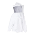 1 Piece Beekeeping Suit Bee Clothes of with Hat Polyester+Cotton Anti-Bee Bite Equipment Farming Clothing Coverall,White. 