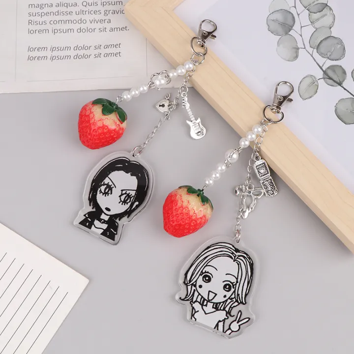 1%20PCS%20Super%20Cute%20Nana%20Anime%20Nana%20Hachi%20Matching%20Phonecharm%20Keychain%20Y2K%20Handmade%20Fayshow%20-%20Image%203
