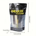 Premium Sneaker Cleaning Kit - Complete Shoe Care Set with Cleaning Solution, Brushes & Microfiber Cloth for Leather, Canvas, Suede & Fabric Shoes. 