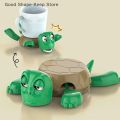 Fun ABS Panicked Turtle Coaster Press Gaping Eyes Turtle Cup Pad Quirky Toys Mug Holder Ornament Turtle Base Cup Mat Birthday Parties. 