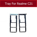 Tray For OPPO Realme C12 C20 C21  Slot Tray Holder Adapter Replacement Parts. 