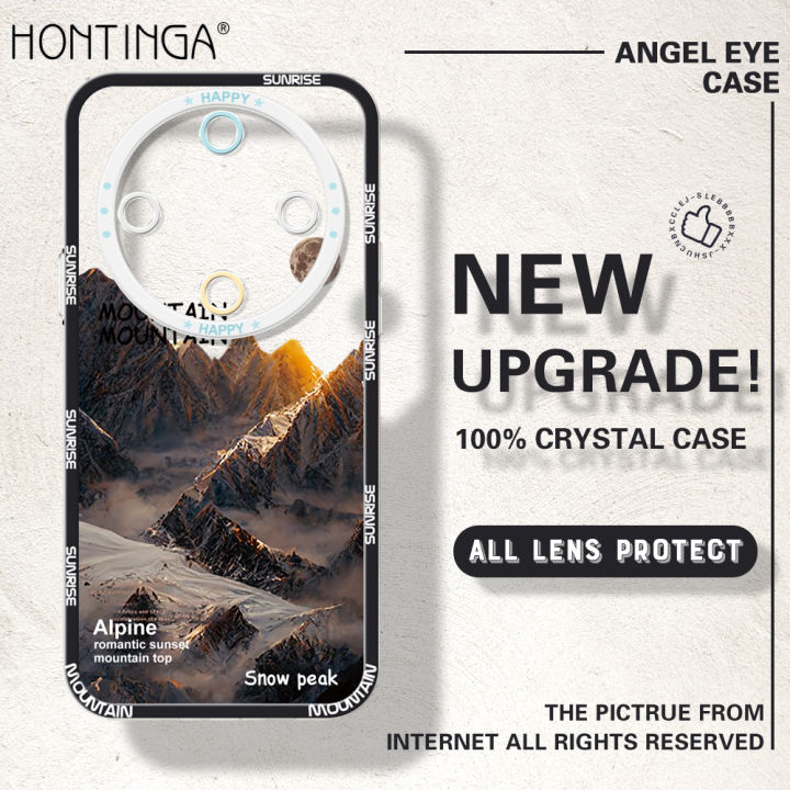 Hontinga%20for%20Honor%20X9B%205G%20Back%20Cover%20Sunrise%20Snow%20Mountain%20Crystal%20Transparent%20Soft%20Phone%20Case%20-%20Image%202