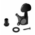 Diecast Guitar String Tuning Peg Tuning Keys Machine Heads Tuners Black. 