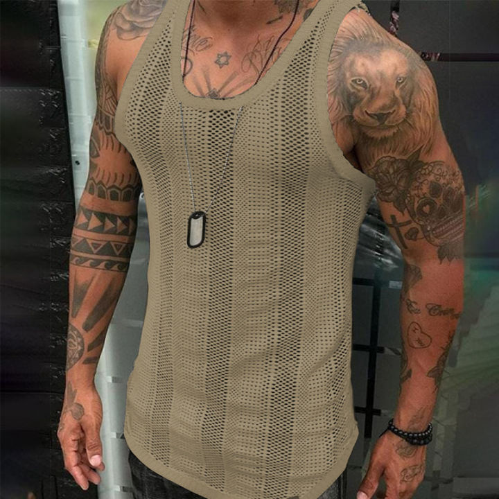 European%20and%20American%20New%20Men's%20Summer%20Thin%20Sleeveless%20Men's%20Vest%20White%20Mesh%20Hollow%20Sports%20Top%20SY0023%20-%20Image%207
