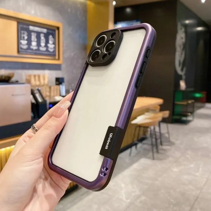 HODON%20Transparent%20Armor%20Only%20Border%20Phone%20Case%20For%20iPhone%2017%2016%2015%2014%20Plus%2013%2014%2015%2016%20Pro%20Max%20Cases%20Shockproof%20Silicone%20Frame%20Lens%20Protection%20Bumper%20No%20Back%20Cover%20-%20Image%205