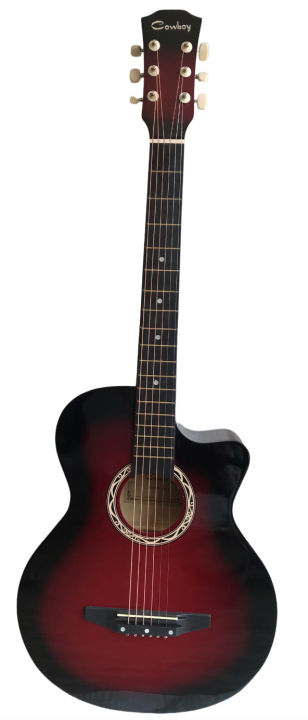 COWBOY 38 Inch Guitar with Free Bag.