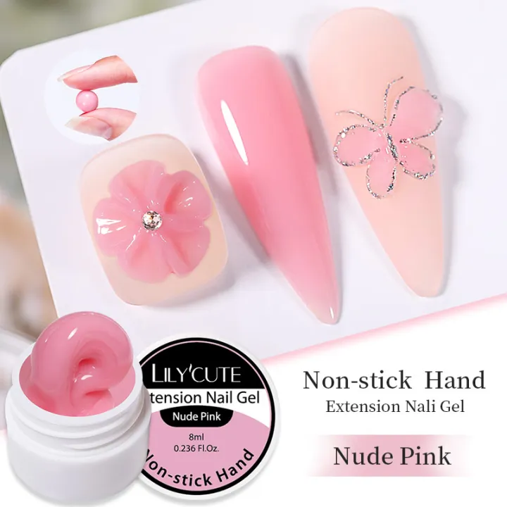 LILYCUTE%208ML%20Non%20Stick%20Hand%20Extension%20Hard%20Gel%20Nail%20Polish%20For%20DIY%203D%20Carving%20Flower%20Modeling%20Nail%20Art%20Shaping%20Solid%20Gel%20Varnish%20-%20Image%207