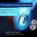 Wearable Cooling Portable Fan Leafless Hanging Neck Fan Rechargeable Bladeless Air Cooler Traveling Outdoor. 
