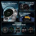 Noise Halo Plus 1.46" Super AMOLED Display Elite Smart Watch, Bluetooth Calling, Stainless Steel Build, Always on Display, Upto 7 Days Battery. 