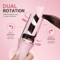 Girls Select Magic Hair Curler – Automatic 3-Heat Curling Iron (Pink). 