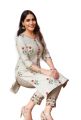 Anarkali Cotton Silk Kurti Set For Women. 