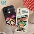 Qibeistoe2025 YiaMia Casing For VIVO Y17 Y15 Y12 Y11 1901 1902 1904 1906 Y17S Y16 Y19 Y95 Y93 Y91 Y91C Y1S S1 Pr Trendy Anime One Piece Solon Luffy Case TPU Soft Silicone Shockproof Phone Cover. 