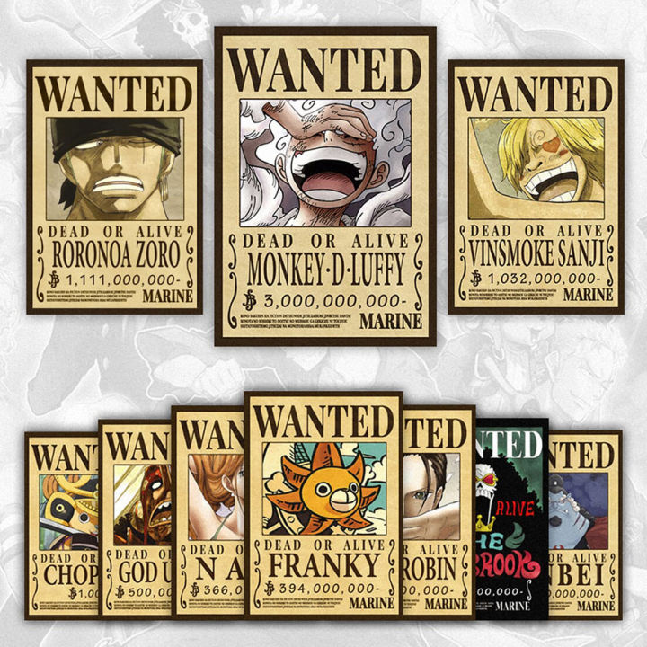 One%20Piece%20Anime%20Bounty%20Wanted%20Poster%20Of%2010%20Straw%20Hat%20Members%20(Premium%20Quality%20No%20Blurred%20Image)%20Luffy%20Straw%20Hat%20Pirate%20crew%20Wanted%20Poster%20Set%20-%20Image%204