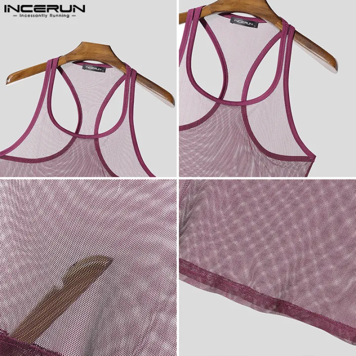 INCERUN%20Men's%20Gym%20Tank%20Sando%20Singlet%20Sporty%20Casual%20Mesh%20See%20Through%20Breathable%20Male%20Hollowed%20Sleeveless%20Quick%20Drying%20Vests%20(Western%20Style)%20#241223%20-%20Image%207