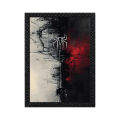Superhero Spider-Man Modern-Matt laminated printed poster with checker frame 8x12Inch. 