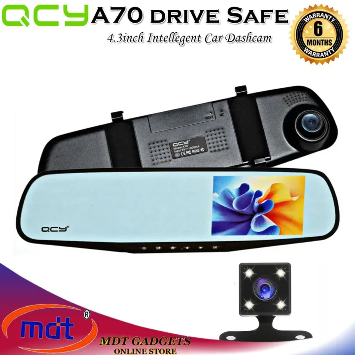 Vehicle%20Blackbox%20Dvr%20Full%20Hd%201080P%204.3%20Inch%20Car%20Rearview%20Mirror%20-%20Image%202