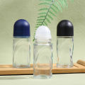 Clear Glass Roller Bottles 50ml Extra Large Roll On Perfume Oil Bottle Underarm Anti Sweat Gel Sample Test Essential Oil. 