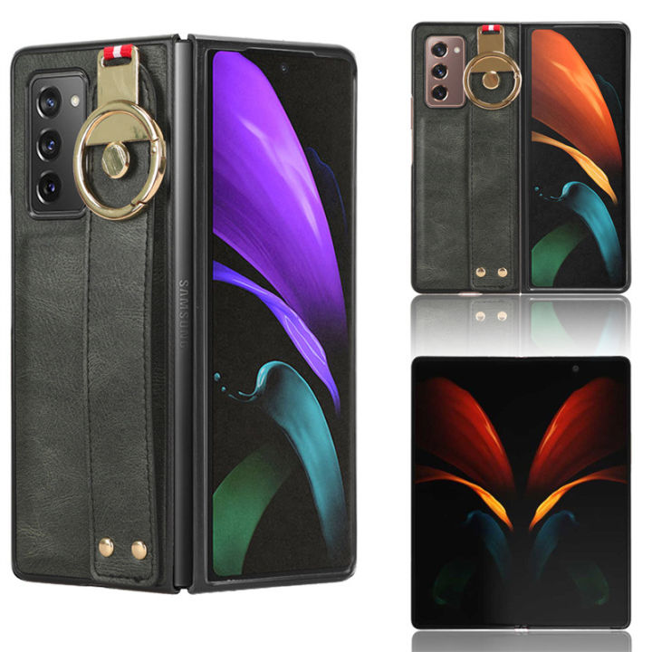Samsung%20Galaxy%20Z%20Fold%202%20Phone%20Case,Wristband%20Strap%20Kickstand,handstrap%20Grip%20Loop%20Strap%20Leather%20Case%20for%20Samsung%20Galaxy%20Z%20Fold%202%20-%20Image%206