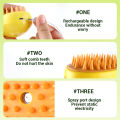 New 3 In1 Cat Steam Brush Anti Flying Hair Dog Comb Durable Pet Electric Spray Massage Comb for Removing Tangled and Loose Hair. 