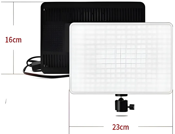 19RL%20LED%20Video%20Light%20Panel%20Light%20With%20Tripod%20Square%20Diffuser%20Light%20With%20Stand%20Photography%20Lamp%20-%20Image%202