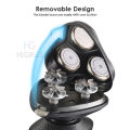 HEGRUS Electric Trimmer Electric Shaver Rotary Razor 3 in 1 Facial Grooming Kit USB Rechargeable Beard Trimmer For Men Hair Cutter Machine Multifunctional Floating Razor Professional Electric Shaver For Men. 