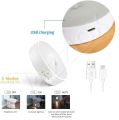 Motion Sensor LED Night Light, USB Rechargeable Energy-Saving Bedroom Washroom Stairs Intelligent Body Induction Lamp. 