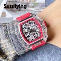 Sutuiying Original Special Offer UTHAI Watch For Men Trendy Sports Fully Automatic Quartz Wristwatch Original Hollow Waterproof For Male Fashion Clock Watches. 