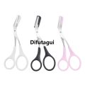 Difutagui Safe Eyebrow Trimmer Makeup Tools Stainless Steel Eyebrow Scissors 2025 New with Comb Hair Removal Shaver Eyebrows Shaping Makeup tools. 