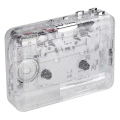 1 Set Cassette Player Full Transparent Shell Player Full Transparent Shell Cassette to MP3 Format Tape Player for Music. 