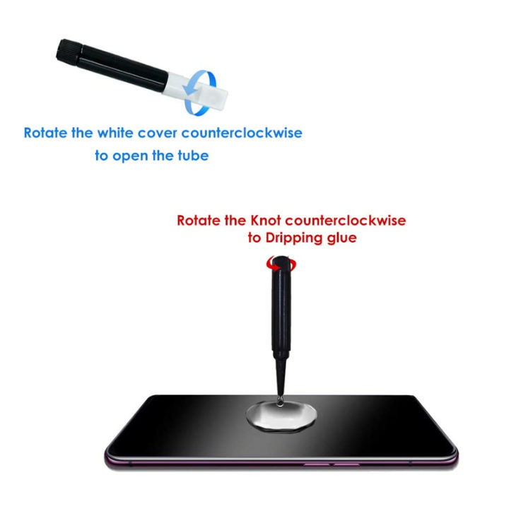 UV Glue/Adhesive for UV Tempered Glass for Samsung Oneplus Vivo - 1 pc