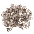 100Pcs Golden Silver Triangle D-Ring Hanging Picture Oil Painting Photo Mirror Frame Wall Hooks Cross Stitch Hook Accessories. 