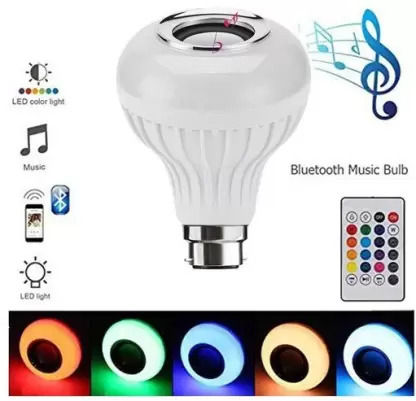 Remote Controlled Color Changing Bluetooth Smart Led Disco Light Bulb Speaker