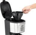 Black+Decker 900W 12 Cup 24 Hours Programmable Coffee Maker With 1.5L Glass Carafe And Keep Warm Feature For Drip Coffee And Espresso, Black - Dcm85-B5. 