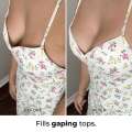 Go Braless Instant Volume Inserts Double Sided Adhesive Sticky Bra Push Up Thick Sponge Breast Lift Pads Bikini Cup. 