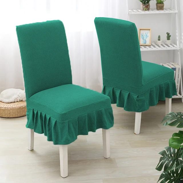 Elastic Chair Cover, Stretch Removable Washable Short Dining Seat