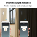 ARELENE Tuya ZigBee Light Sensor Illumination Sensor Smart Life APP Scenes Linkage Control Smart Switch Bulb Brightness Detector. 