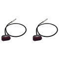 fasdaga 2X Electric Scooter Tail Light Warning Lamp LED Rear Light for MAX G30. 
