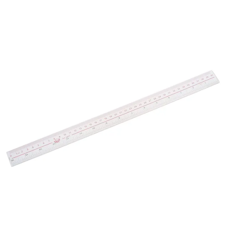 40cm 16 Inches Length Measure Clear Plastic Straight Edge Ruler | Daraz ...