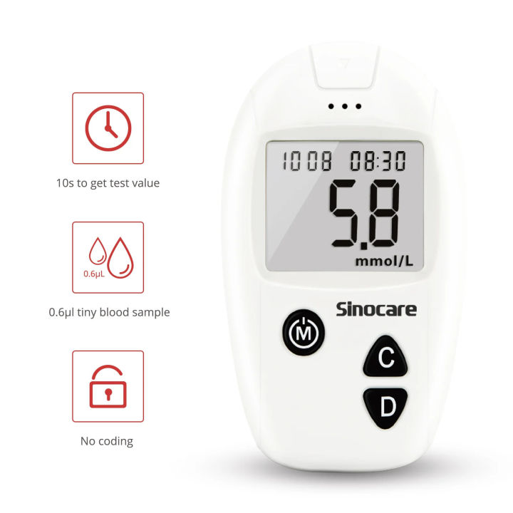 Sinocare%20Safe%20Accu%20Blood%20Glucose%20Monitoring%20System%20with%2010%20Strips%20Free%20-%20Image%202