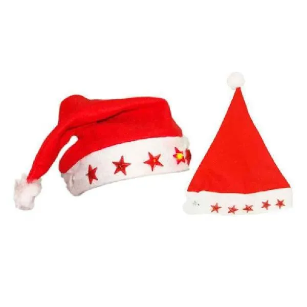 Led Light Christmas Cap Santa Claus Caps Per 1 Ps Daraz .np