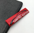 Limited Edition 3D Emblem Stickers Metal Car Stickers (Red). 