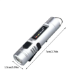 Mini Flash Light Rechargeable LED Torch Bright 3 Modes LED Flashlight Multi-Functional Tiny Battery Flashlight Traveling. 