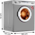 IFB 5.5 kg Front Load Fully-automatic Dryer (TURBO DRY,white,Inbuilt Heater, Allergy Free Technology. 
