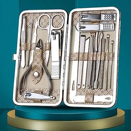 19Pcs/Set%20Manicure%20Set%20Nails%20Tool%20Kit%20Accessories%20For%20Nails%20Pedicure%20Kit%20Manicure%20Set%20With%20Luxurious%20Travel%20Case%20-%20Image%205