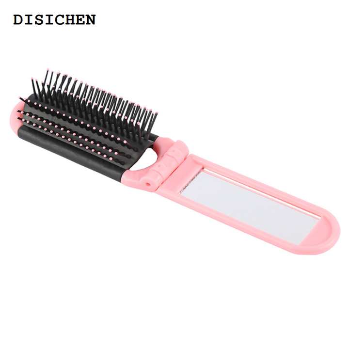 DISICHEN%20Original%20Mini%20Foldable%20Round%20Massage%20Hair%20Comb%20Travel%20Multifunctional%20Compact%20Hair%20Brush%20With%20Mirror%20For%20Women%20Girls%20Styling%20Tools%20-%20Image%207