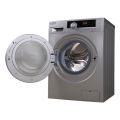 Havells Lloyd 8 Kg Fully Automatic Front Load Washing Machine, Silver | GLWMF80SX1. 