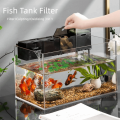 Multifunctional 3 in 1 Fish tank filter wall-mounted Silent Circulating Water Purifier Built-in Circulating Waterfall Filter Box for Home. 