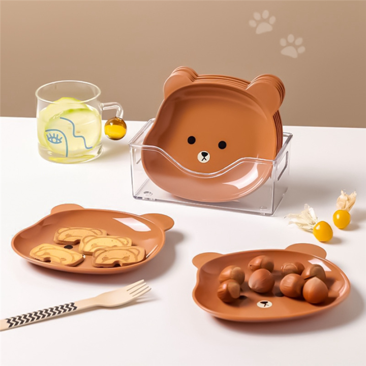 Transparent%20Cute%20Cartoon%20Shape%20Bear%20Spit%20Bone%20Dish%20Desktop%20Trash%20Tray%20-%20Image%205