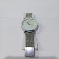 New Design Silver Magnetic Chain Quartz Moment Fashionable Watch For Women || Sold By Time Plaza. 